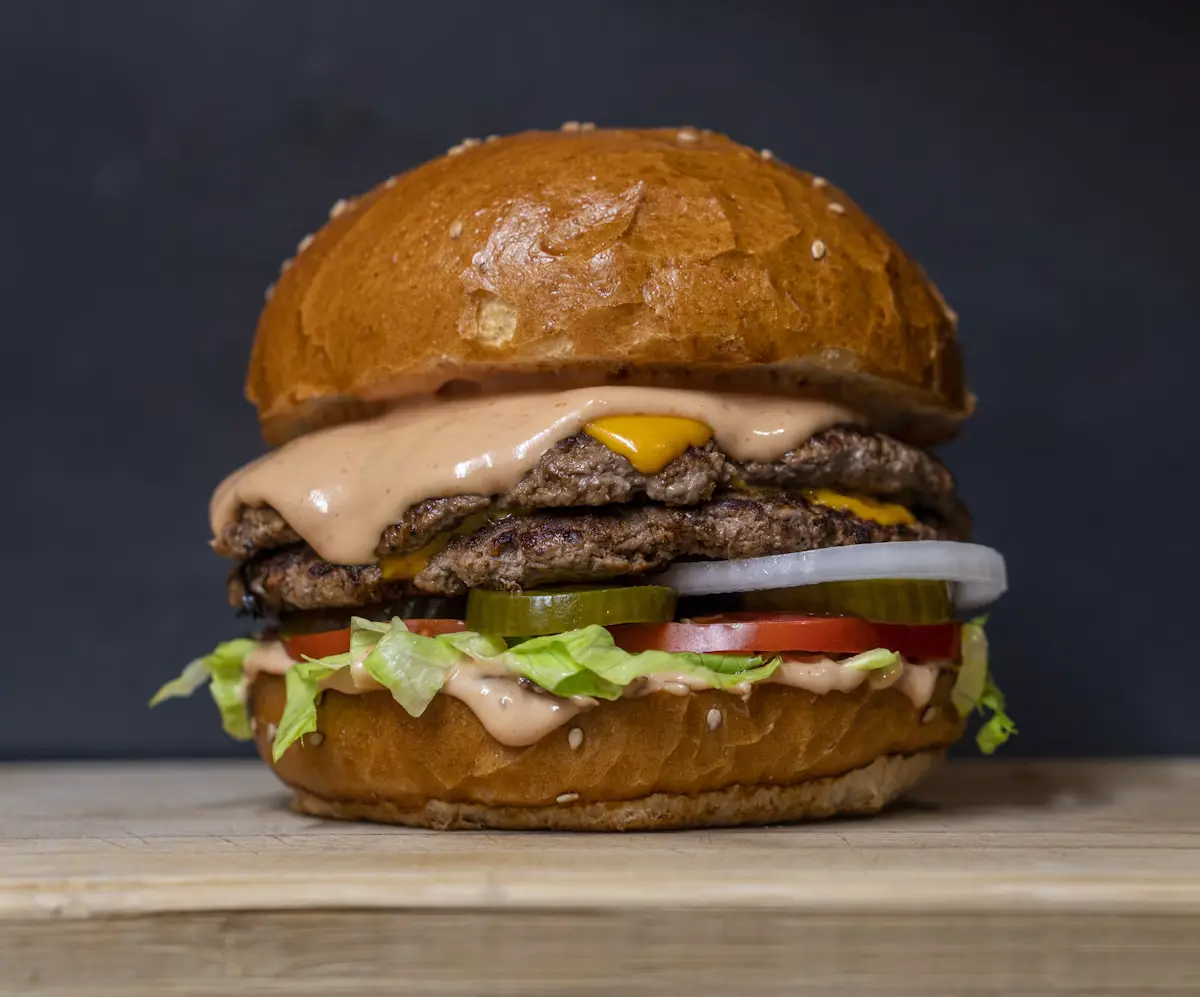 Loaded Burger at Kwality Ice Cream & Grill
